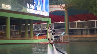 Flyboard montage  water jetpack water world this is to high [upl. by Aseretairam]