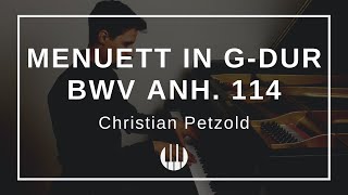 Menuett in GDur BWV Anh 114 von Christian Petzold [upl. by Ahseenak]