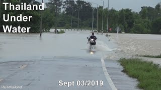 Flooded Thailand Sept 03 2019 [upl. by Thesda]