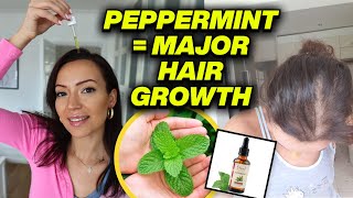 What you NEED to know about peppermint oil for FAST hair growth [upl. by Siul]