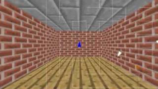 Windows 95 3D Maze Screensaver with Minecraft Textures [upl. by Izy]