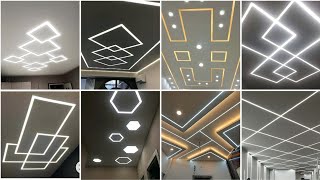 Amazing Profile Light Ceiling Design  False Ceiling Design with Profile Light  Home interior [upl. by Koffman]