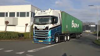 BD LOGISTICS SCANIA S520 NextGeneration V8 LOUD open pipe sounds ONBOARD [upl. by Efram90]