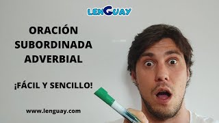 Oración subordinada adverbial circunstancial Sintaxis Bachillerato Selectividad lengua EVAU PEVAU [upl. by Armmat]