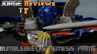 Transformers 5 Bumblebee vs Nemesis Prime stop motion 110 subs especial [upl. by Gaskins]