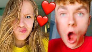 karina has a boyfriend  SIS vs BRO TikTok RonaldOMG amp GamerGirl Ronald Kurzawa Roblox [upl. by Zebadiah]