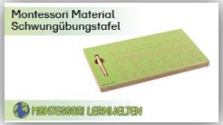 Erläuterungen und Anleitungen zum Material Die Schwungübungstafel [upl. by Aiden]