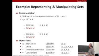 Lecture 02 Bits Bytes and Integers [upl. by Ninazan]