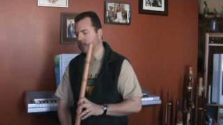 The Anasazi style flute The Major scale [upl. by Dielle971]