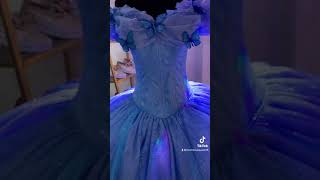 Vestido cenicienta para tus quince años  cenicienta quinceañera [upl. by Pippo532]