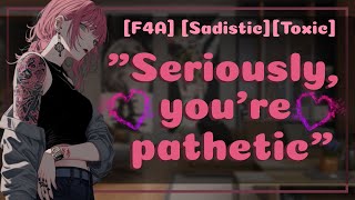 F4A Possessive sadistic girlfriend puts you in a collar ASMR ROLEPLAY ToxicRelationship [upl. by Akeryt]