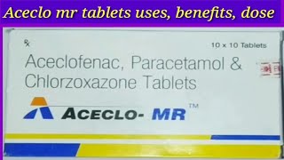 Aceclo mr tablet  Aceclo mr tablet in hindi [upl. by Eignat]