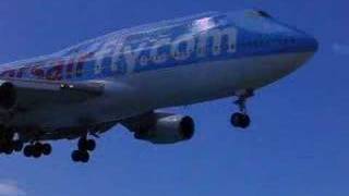 Plane Landing Maho Bay Beach StMarteen StMaarten StMartin [upl. by Udela]