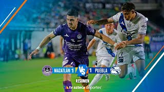 Resumen Mazatlán 1  1 Puebla  Liga BBVA MX Clausura 2024 [upl. by Bergstrom]