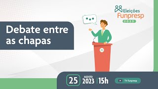 Eleições Funpresp 2023 debate entre chapas candidatas [upl. by Aneras66]