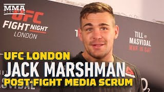 Jack Marshman Says He Packed His Bags And Ran From British Army To Fight At UFC London [upl. by Legnaleugim]