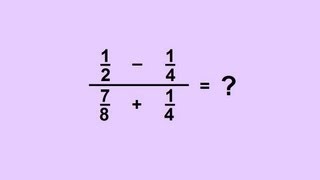 Algebra  Complex Fractions 1 of 6 [upl. by Enirok735]