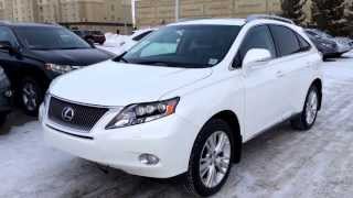 Lexus Certified Pre Owned 2011 White RX450h Hybrid Ultra Premium Package Review [upl. by Lienaj]