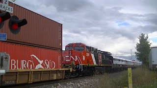 CN 2778 CN 3016 CN 3309 Wafer Logo CN Q19991 Northbound Internodal Fond Du Lac Wisconsin 09062024 [upl. by Ecitnerp]