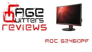 RageQuitters Reviews AOC G2460PF Freesync Gaming Monitor [upl. by Selin]