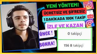 1 DAKİKADA 100000 İNSTAGRAM TAKİPÇİ HİLESİ  ŞİFRESİZ ÜCRETSİZ İNSTAGRAM TAKİPÇİ HİLESİ 2024 [upl. by Gnilyarg]