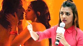 Radhika Apte Slams Reporter for Question on Leaked Parched Scene [upl. by Auberta]