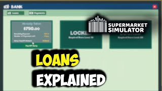 Supermarket Simulator HOW TO GET A LOAN [upl. by Tam837]