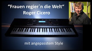 quotFrauen regiern die Welt  Roger Cicero  Yamaha Keyboards 88 [upl. by Eustashe]