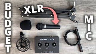 Best Budget 100 XLR Microphone Setup  Tutorial [upl. by Dnalyram798]