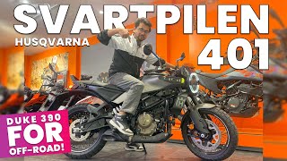 2024 Husqvarna Svartpilen 401 Review  Duke 390 Off Road Version [upl. by Moguel]