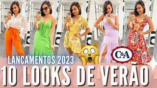 10 LOOKS DE VERÃO 2023 NA CampA 🔥✨No Provador Cea com looks tendências verão 2023 🙀 [upl. by Ola]