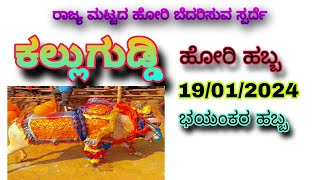 ಕಲ್ಲುಗುಡ್ಡಿ ಹೋರಿ ಹಬ್ಬ  kalluguddi ಹೋರಿ habba  ಟಾಪ್ ಹಬ್ಬ  ಭಯಂಕರ ಹಬ್ಬ ಟಾಪ್ ಪೀಪಿ most watch 🥵😱🥵 [upl. by Mistrot]