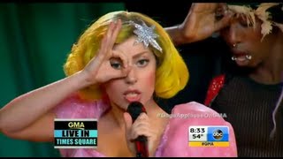 Lady Gaga  Applause Live  GMA HD [upl. by Tessie]