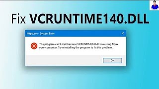 How to fix VCRUNTIME140DLL Error  Follow step by step dont skip the video [upl. by Lanrev452]