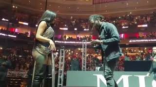 Migos Offset Proposes to Cardi B at Powerhouse Philly [upl. by Merna]