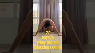 27 days in whey protein transformation malayalam gym fitness health love consistency movie￼ [upl. by Aelsel]