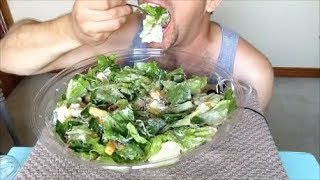 ASMR  THE BEST CAESAR SALAD EATING SOUNDS  NO TALKING [upl. by Omle532]