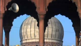 Indian Muslims offer Eid alFitr prayers at a mosque [upl. by Nosemaj]