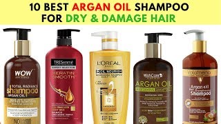 10 Best Argan Oil Shampoo For DRY amp DAMAGE Hair In India with price 2018 IHair Strengthening Shampoo [upl. by Martreb772]