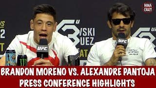 Brandon Moreno vs Alexandre Pantoja Press Conference Highlights for UFC 290 [upl. by Tris]