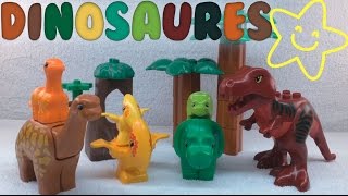 Apprendre les Dinosaures en français avec Lego Duplo [upl. by Mclyman770]