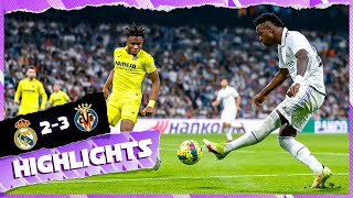 Real Madrid 23 Villarreal CF  HIGHLIGHTS  LaLiga 202223 [upl. by Assecnirp]