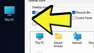 How to Show This PC Icon on Desktop Windows 11 Fast Guide [upl. by Analahs979]