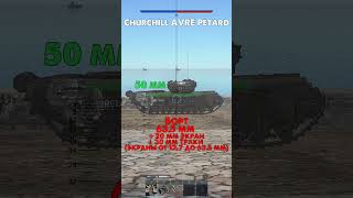 Как Пробить Черчилль АВРЕ в War Thunder Churchill AVRE Petard [upl. by Airdnaed]