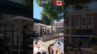 Theme parklike atmosphere McArthurGlen Designer Outlet Vancouver in weekday [upl. by Schott]