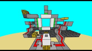 Making a 3x3 Piston Door [upl. by Asyle691]