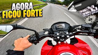 TOP SPEED COM PINHÃO 14 E 11000 RPM NA TWISTER COM COMANDO E DORE [upl. by Droffig686]