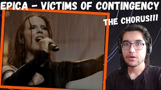 EPICA  VICTIMS OF CONTINGENCY ΩMEGA ALIVE  BEAUTIFUL chorus AMAZING show  Reaction [upl. by Marilin]