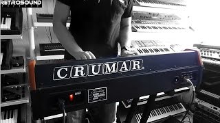 Crumar Performer amp Moog Taurus 1979 Analog Synthesizer quot70s soundtrack stylequot [upl. by Natiha]