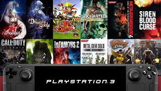 Steam Deck PS3 Emulation Showcase [upl. by Fuchs]